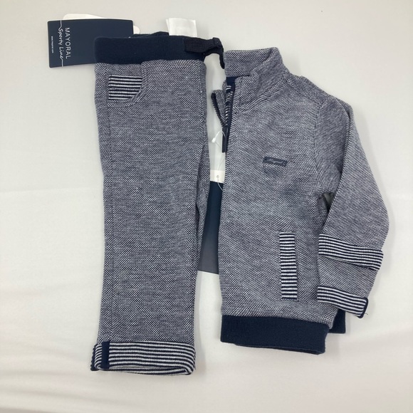 Mayoral Other - Mayoral navy and grey baby track suit!